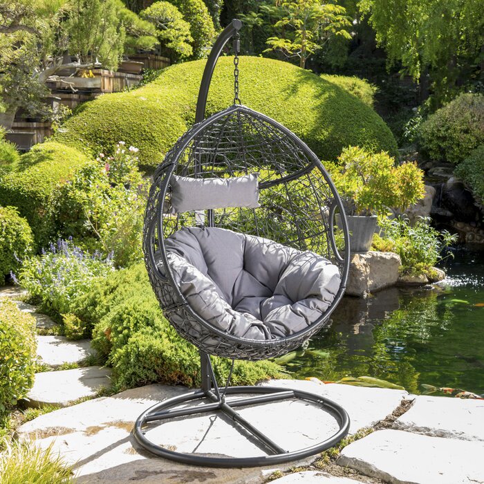 Mistana™ Fincham Lampman Hanging Basket Swing Chair (Stand Not Included